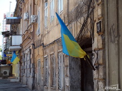 Флаг Украины на Потемкинской лестнице побил очередной рекорд