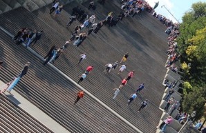 Одесситы устроят забег по Потемкинской лестнице