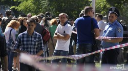"Заминирование" несостоявшейся пресс-конференции одесского сепаратиста (ФОТОРЕПОРТАЖ)