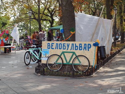 Осенью одесские велосипедисты сбиваются в стаи (ФОТО)