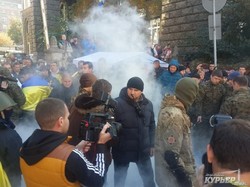 В Киеве снова горели шины (ФОТО)