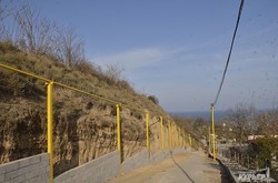 С Гагаринского плато в Аркадии строят дорогу к морю (ФОТО)