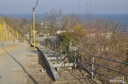 С Гагаринского плато в Аркадии строят дорогу к морю (ФОТО)