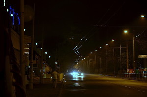 Освещение улицы Приморской восстановили через полтора года после урагана (ФОТО)