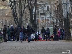 Почтение памяти жертв Голодомора на Соборной площади превратилось в политическую акцию (ФОТО)