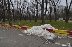 Обнаружено самое большое количество снега в Одессе (ФОТОФАКТ)