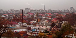 Одесский Большой Фонтан в необычном ракурсе: крыши, осенние краски, туман и высотки (ФОТО)
