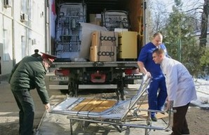 Одесский военный госпиталь получил гуманитарную помощь от швейцарского бизнесмена