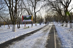 Воскресная Одесса: снег и солнце (ФОТО)