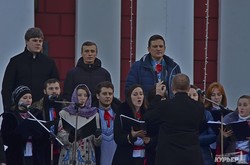 На Думской площади хоры исполнили рождественские песни (ФОТО)
