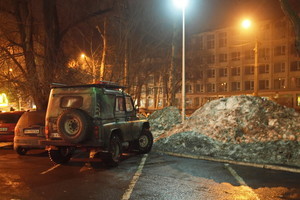 Единственно возможный транспорт для одесских сугробов (ФОТОФАКТ)