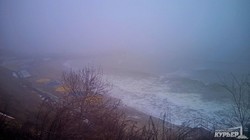 Туманное море на одесском побережье (ФОТО)