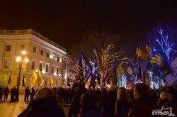 Факельное шествие на Приморском без огонька (ФОТО)