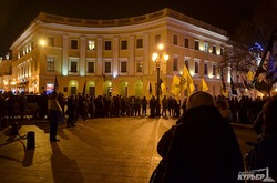 Факельное шествие на Приморском без огонька (ФОТО)