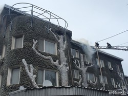 В Одессе горит "Дом с деревьями" на Большом Фонтане (ФОТО)
