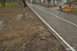 Очередная стройплощадка в Парке Шевченко (ФОТО)