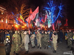 Марш одесского Правого Сектора: за год население стало народом (ФОТОРЕПОРТАЖ)