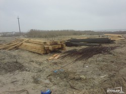 На заповедном побережье одесского Буджака - незаконная стройка (ФОТО)
