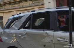 Последствия ночного взрыва в Одессе — офис «Правого сектора» цел (ФОТО)