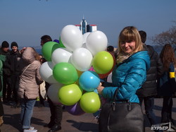 Весенний запуск шаров над Одессой (ФОТО)