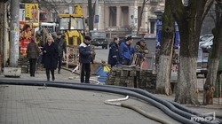 На улице Успенской прокладывают новые кабельные сети (ФОТО)