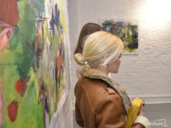 Абстрактные пейзажи немецкой художницы в Одессе (ФОТОРЕПОРТАЖ)