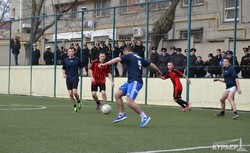 Одесские кадеты и французские моряки сыграли в футбол (ФОТО)
