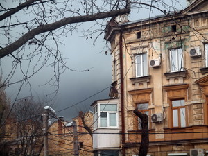 Одессу накрыла сильнейшая гроза со снегопадом (ФОТО)