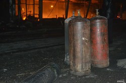 Сильные пожары уничтожили два одесских кафе (ФОТО, ВИДЕО)
