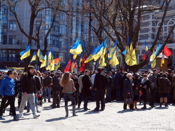 В Одессе были конфликты из-за красных флагов (ФОТО)