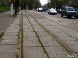 Одесская трамвайная стройка рядом с Аркадией идет полным ходом (ФОТО)