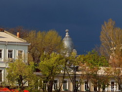 Погодные контрасты воскресной Одессы (ФОТО)