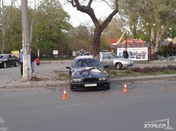 Авария с тремя машинами в Одессе на Черемушках (ФОТО)