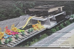 Вместо аквапарка в одесской Аркадии строят трехэтажное здание (ФОТО)
