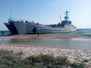 ВМС Украины высадили учебный десант на побережье Одесской области (ФОТО)
