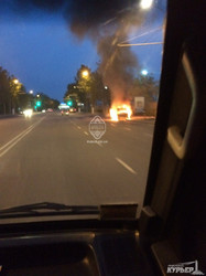В Одессе взорвались "Жигули" (ФОТО, ВИДЕО)