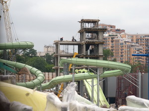 На центральной аллее одесской Аркадии строят аквапарк (ФОТО)