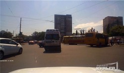 В Одессе маршрутка столкнулась с трамваем (ФОТО)