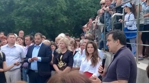 Саакашвили ездил в Татарбунары на маршрутке (ФОТО)