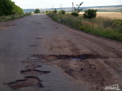 В один из райцентров Одесской области ведет исключительно "убитая" дорога (ФОТО)