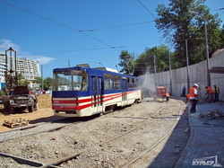 Трамвай в Аркадии все еще не готов, несмотря на обещания главного по одесским дорогам (ФОТО)