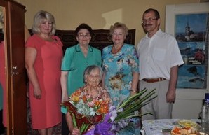 Ветерану войны, живущей в Измаиле, исполнилось 100 лет