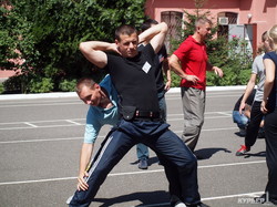 Ролевые игры будущих одесских полицейских (ФОТО)