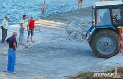 Саакашвили снес пляжный забор, а Хмельницкий его восстанавливает