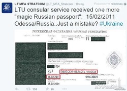 Россия в своих паспортах уже присоединила к себе Одессу еще в 2011 году