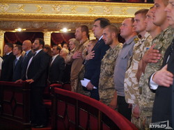 Саакашвили, Шмушкович и Труханов наградили воинов АТО и волонтеров (ФОТО)
