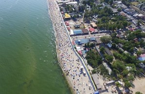 День независимости на курорте Затока: флаг Украины длиной в километр (ФОТО)