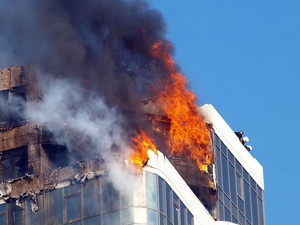 ГСЧС: Пожар в одесской высотке стал возможен из-за нарушений техники безопасности и строительных норм
