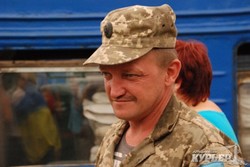 В Одессу из зоны АТО вернулись военнослужащие 28 бригады