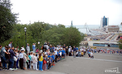 В Одессе на Потемкинской лестнице состоялся легкоатлетический забег (ФОТО)